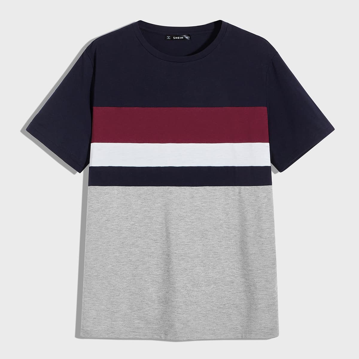 

Guys Colorblock Striped Top, Multicolor