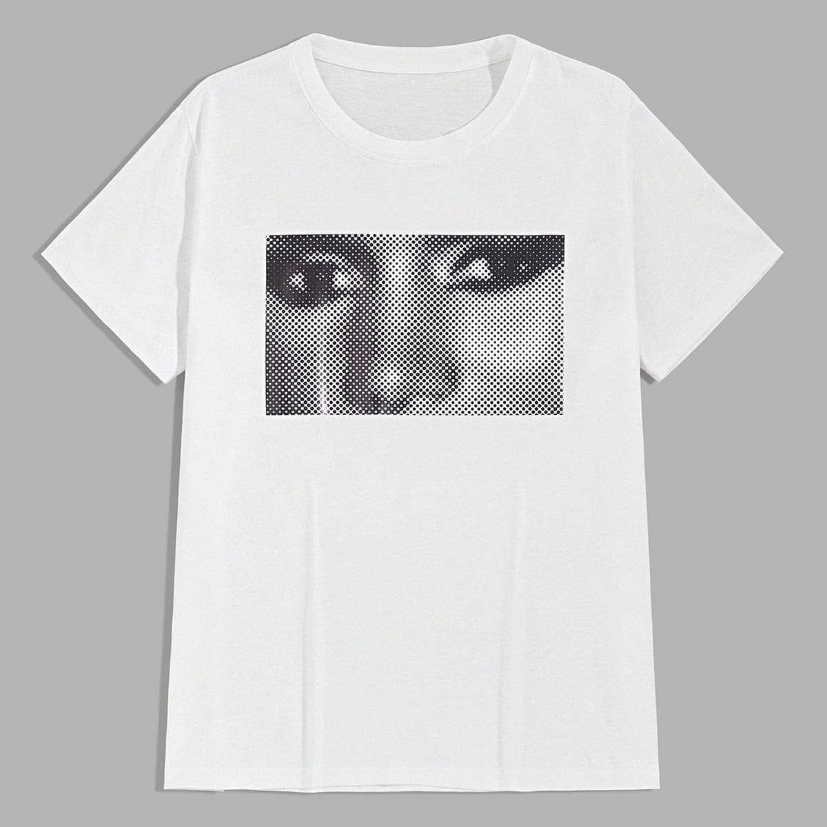 

Guys Figure Graphic Short Sleeve Tee, White