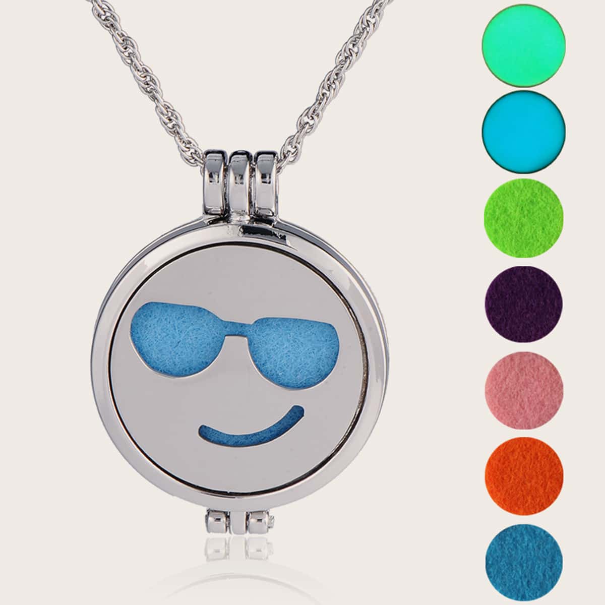 

1pc Hollow Out Cartoon Charm Detachable Necklace, Multicolor