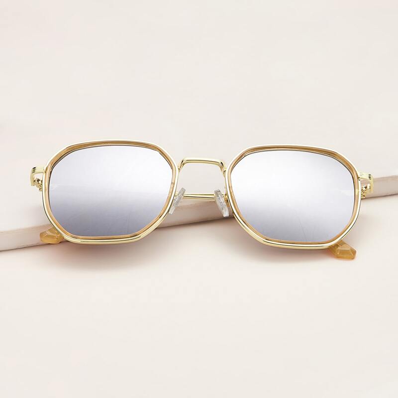 

Metal Frame Sunglasses, Silver