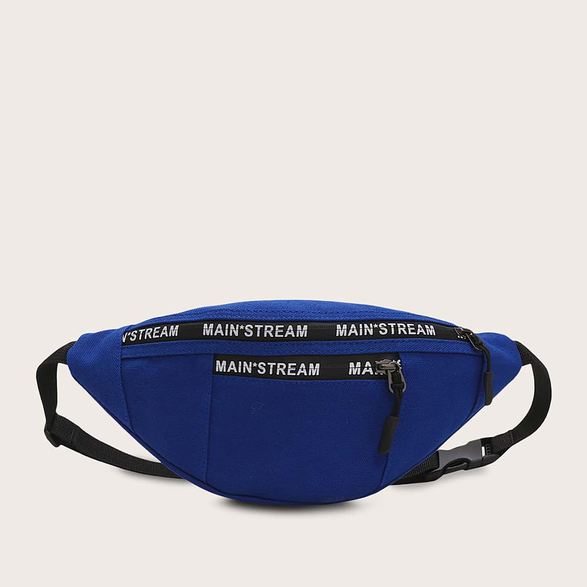 

Letter Graphic Fanny Pack, Blue