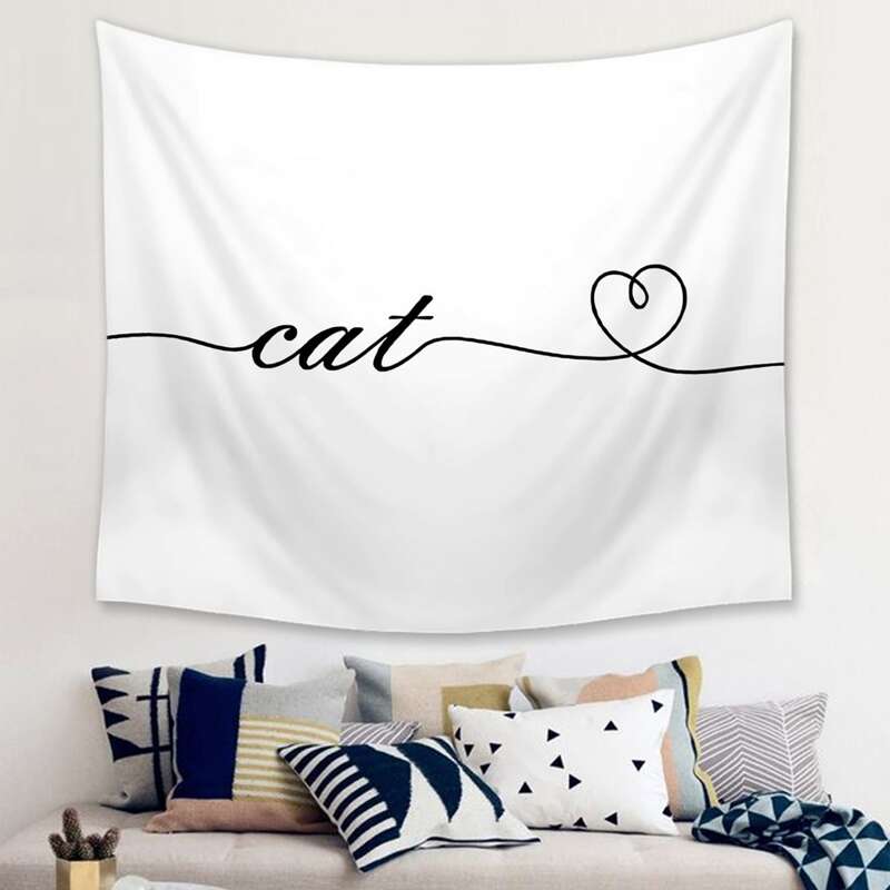 

Letter Graphic Tapestry