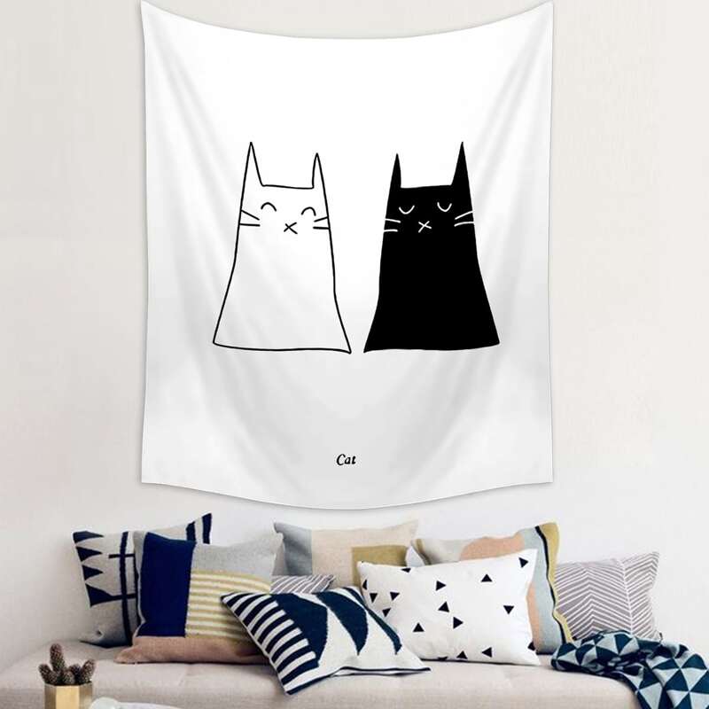 

Cat Print Tapestry