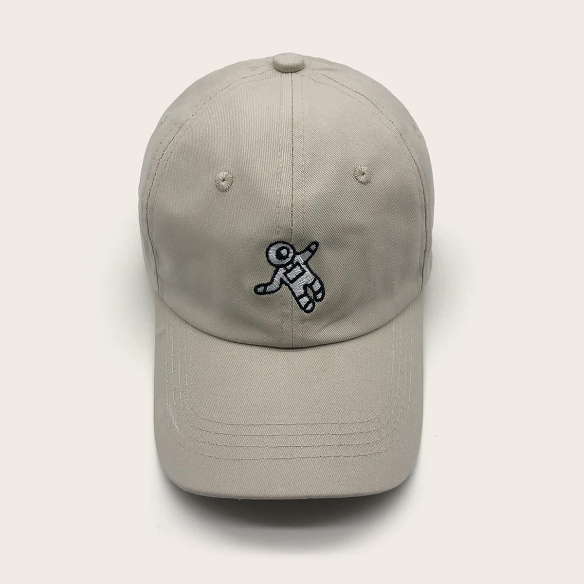 

Guys Astronaut Embroidery Baseball Cap, Grey