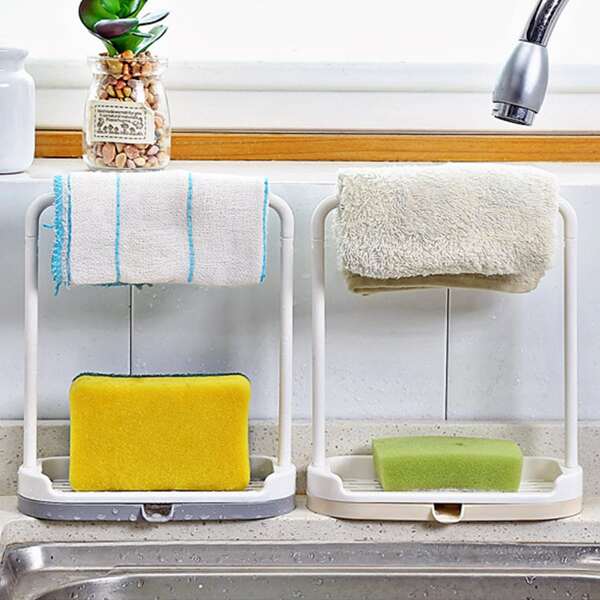

1pc Kitchen Simple Drain Rack, Multicolor