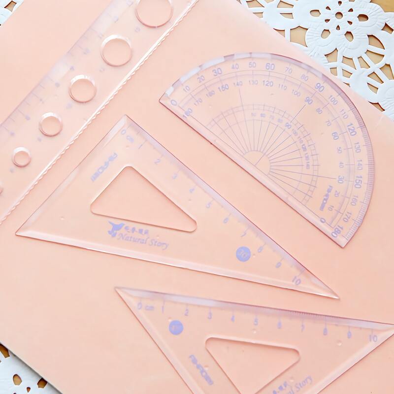 

1pack 4 In 1 Clear Ruler Set