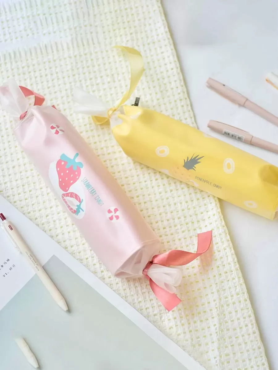 1pc Random Candy Shaped Pencil Case - Multicolor - View 1