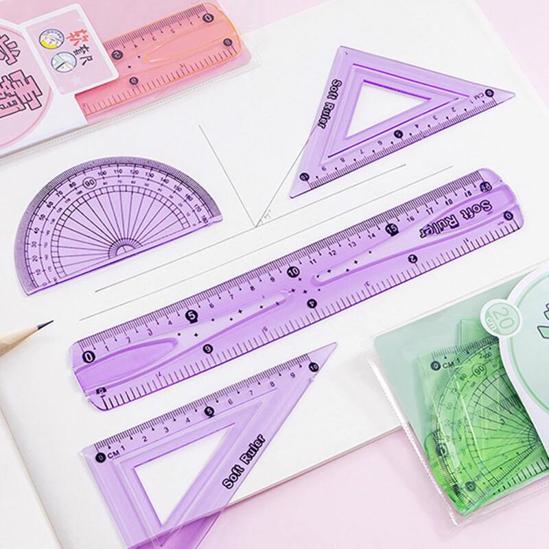 

1pack Random 4 In 1 Clear Ruler