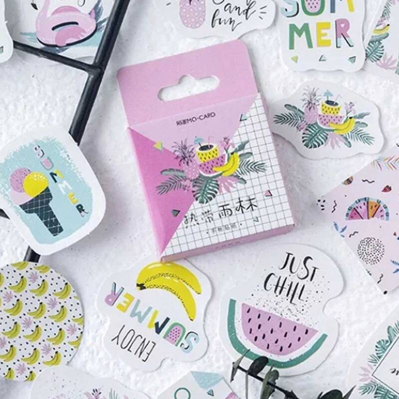 45pcs Fruit Shaped Decal