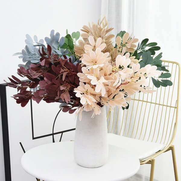

1branch Artificial Flower With 9pcs Head