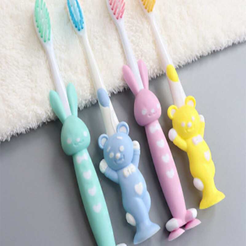 

4pcs Cartoon Kids Toothbrush, Multicolor