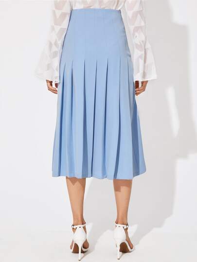 Review For  High Waist Pleated Skirt YV40221
