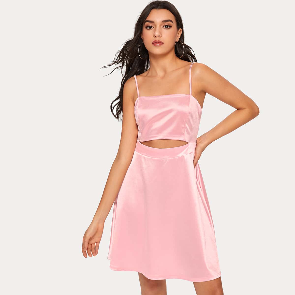 

Pink Peekaboo Cami Dress