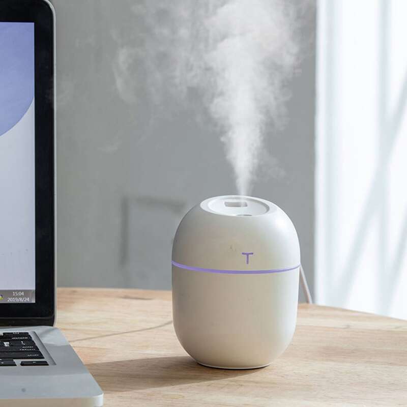 

USB Humidifier With LED Light, White