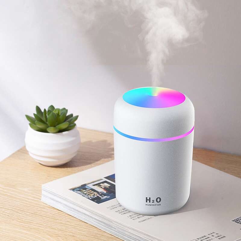 

USB Humidifier With LED Light, White