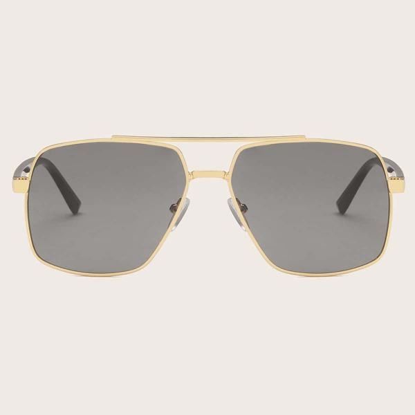

Men Top Bar Metal Frame Sunglasses, Grey