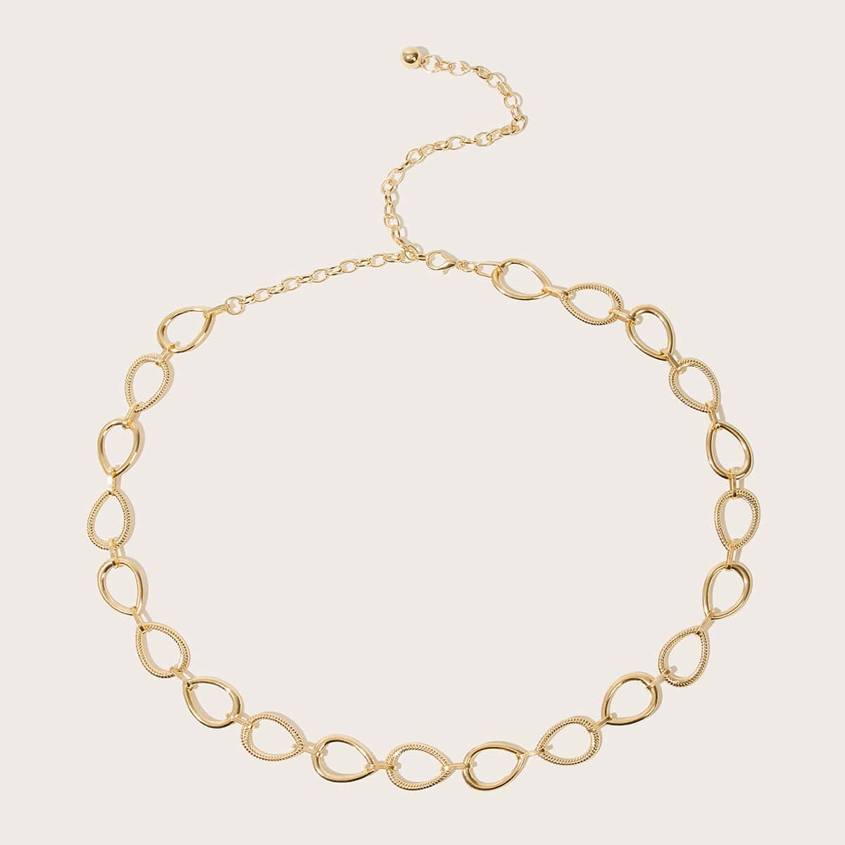 

Metal Chain Belt, Gold