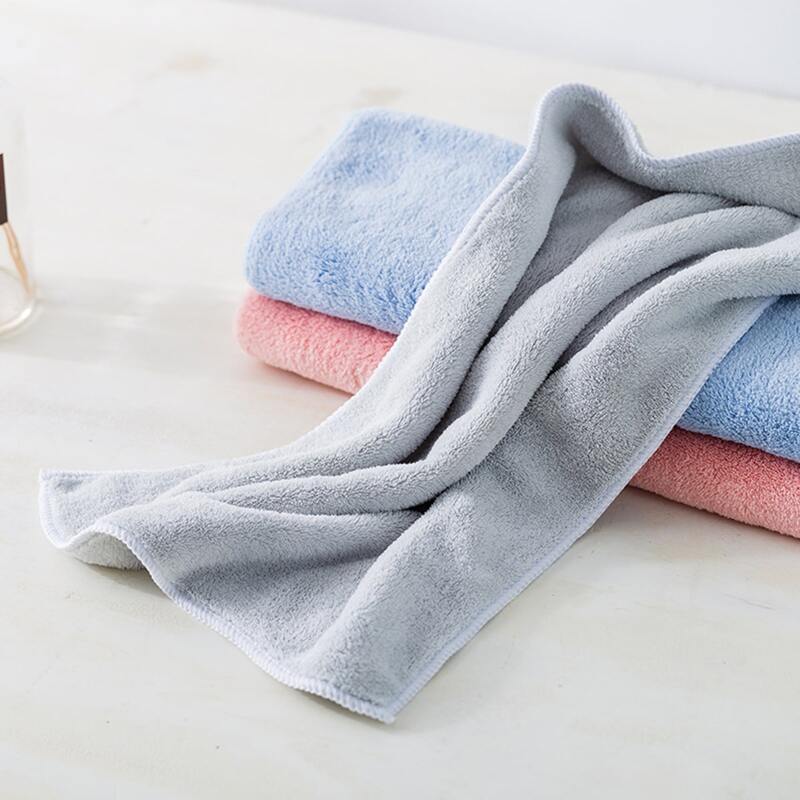 

1pc Plain Absorbent Towel, Multicolor