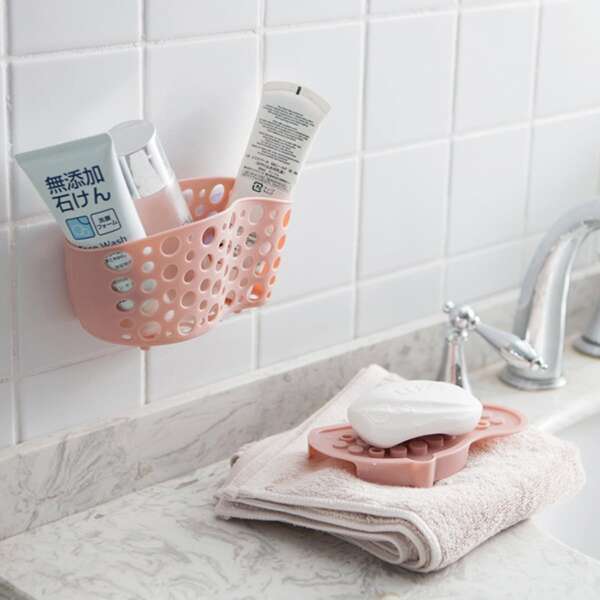 

1pc Solid Kitchen Drain Basket, Multicolor