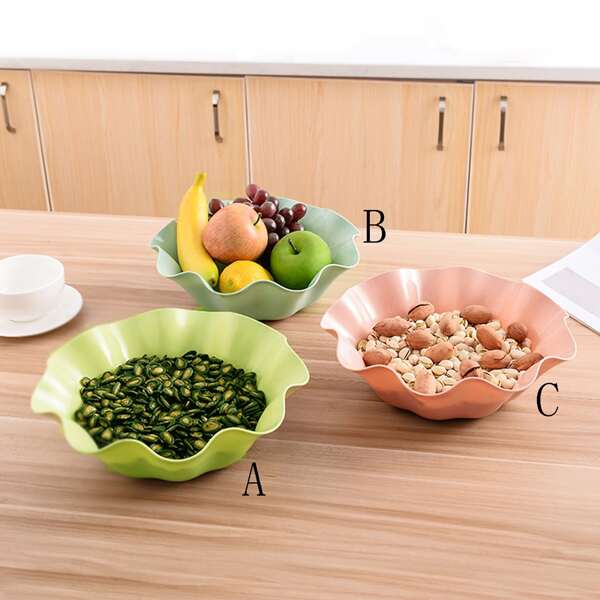 

1pc Plain Food Storage Basket, Multicolor