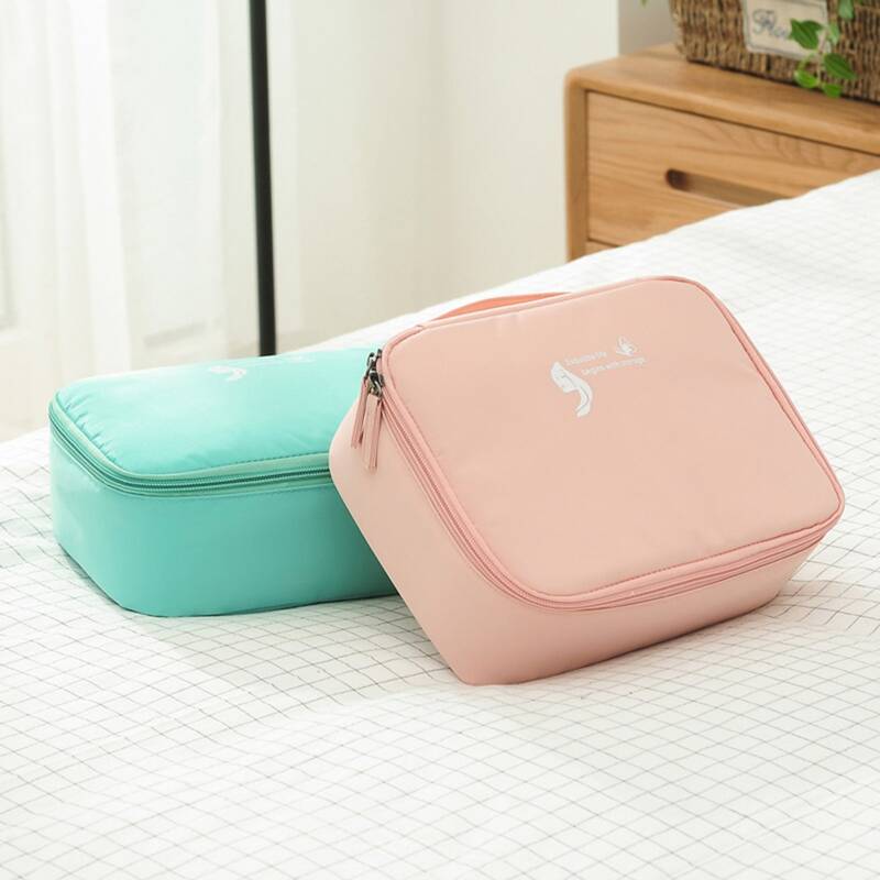 

1pc Slogan Graphic Cosmetic Storage Bag, Multicolor