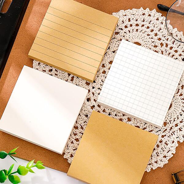 

1pc Plain Sticky Note, Multicolor