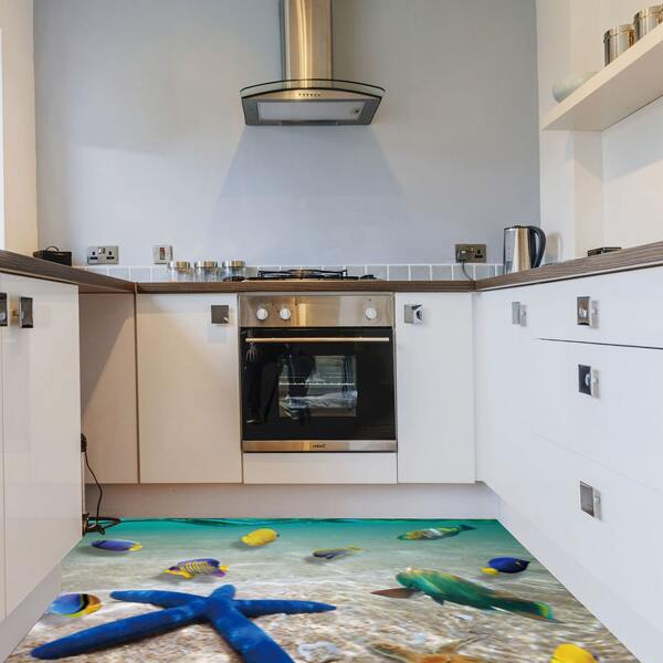 

Marine Benthos Print Floor Sticker