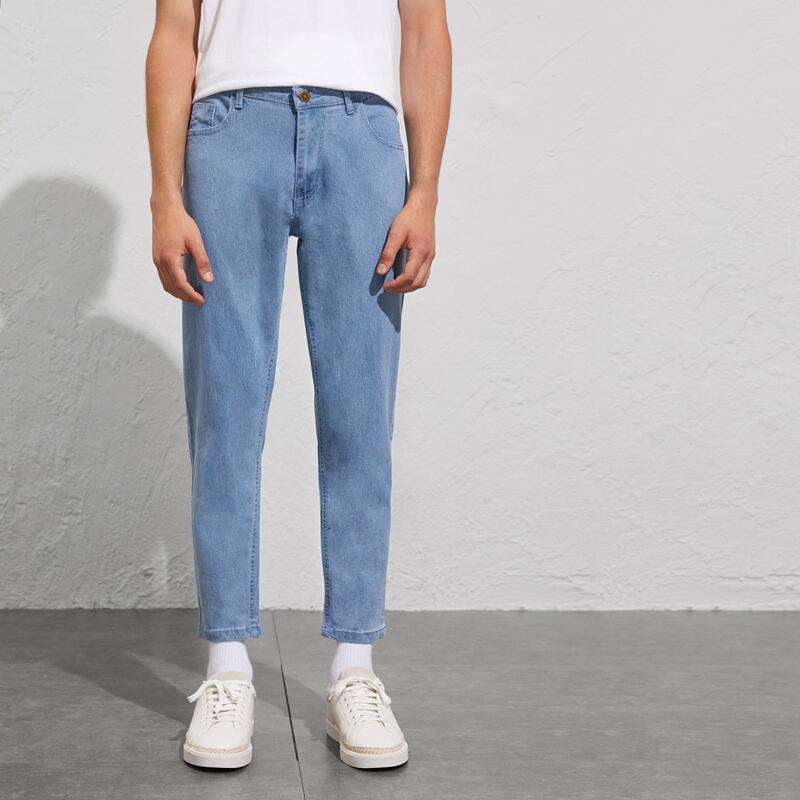 

Guys Ripped Skinny Jeans, Blue