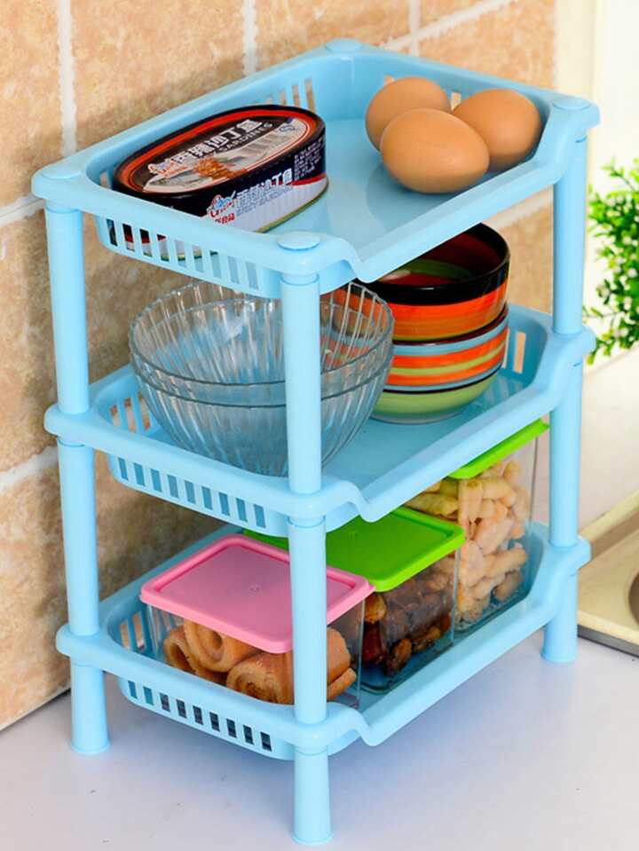 1pc 3 Layer Kitchen Spice Rack SHEIN
