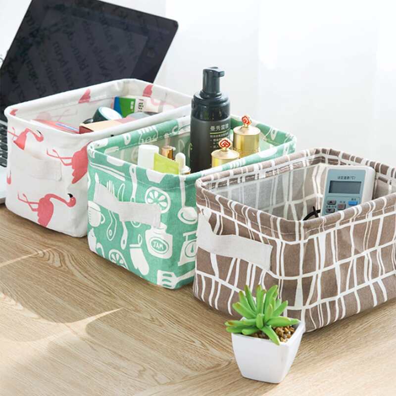 

1pc Desktop Storage Basket, Multicolor