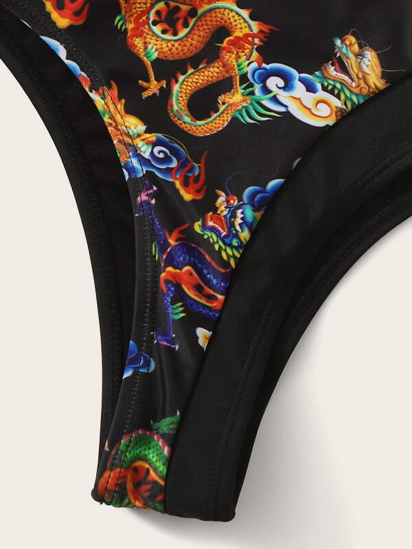 shein dragon bikini