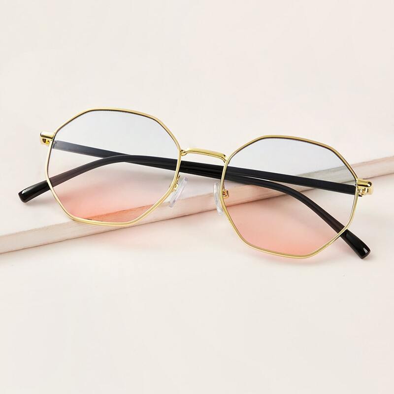 

Metal Frame Sunglasses With Case, Multicolor