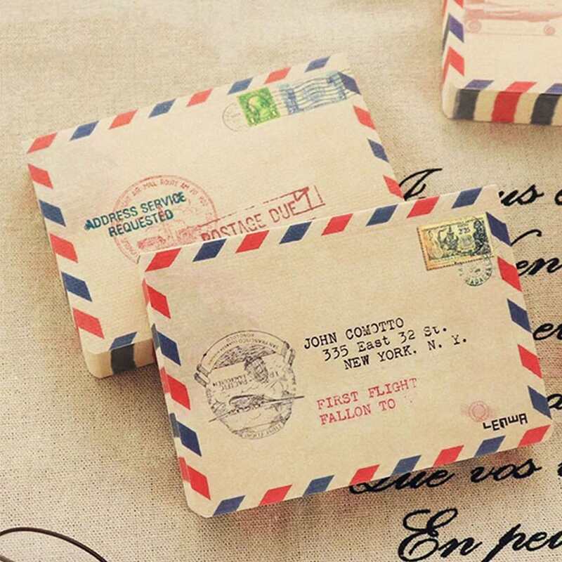 

1pc Random Stamp Design Memo Pad