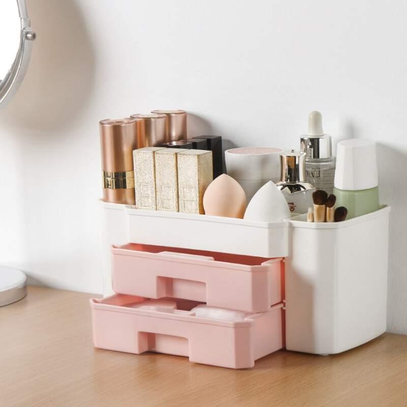 

1pc Multi-grid Cosmetic Storage Box, Multicolor