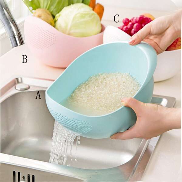 

1pc Kitchen Drain Basket, Multicolor