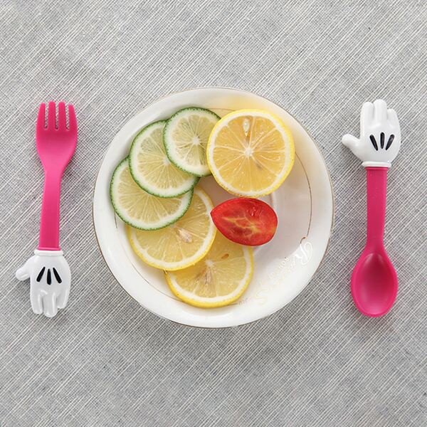 

1pc Cartoon Palm Spoon & Fork Set