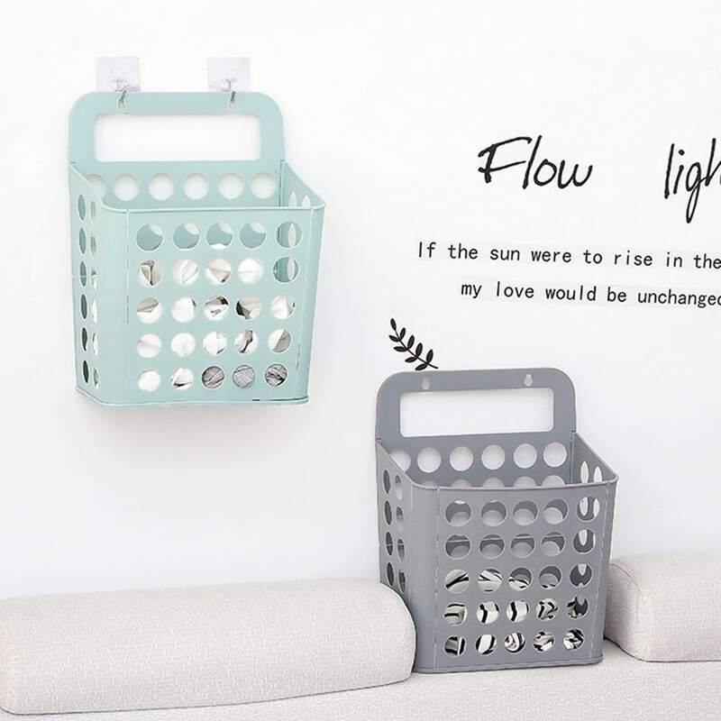 

1pc Wall Mounted Hollow Out Basket, Multicolor