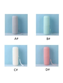 1 pieza taza de cepillo de dientes de viaje - Multicolor - Ver 3