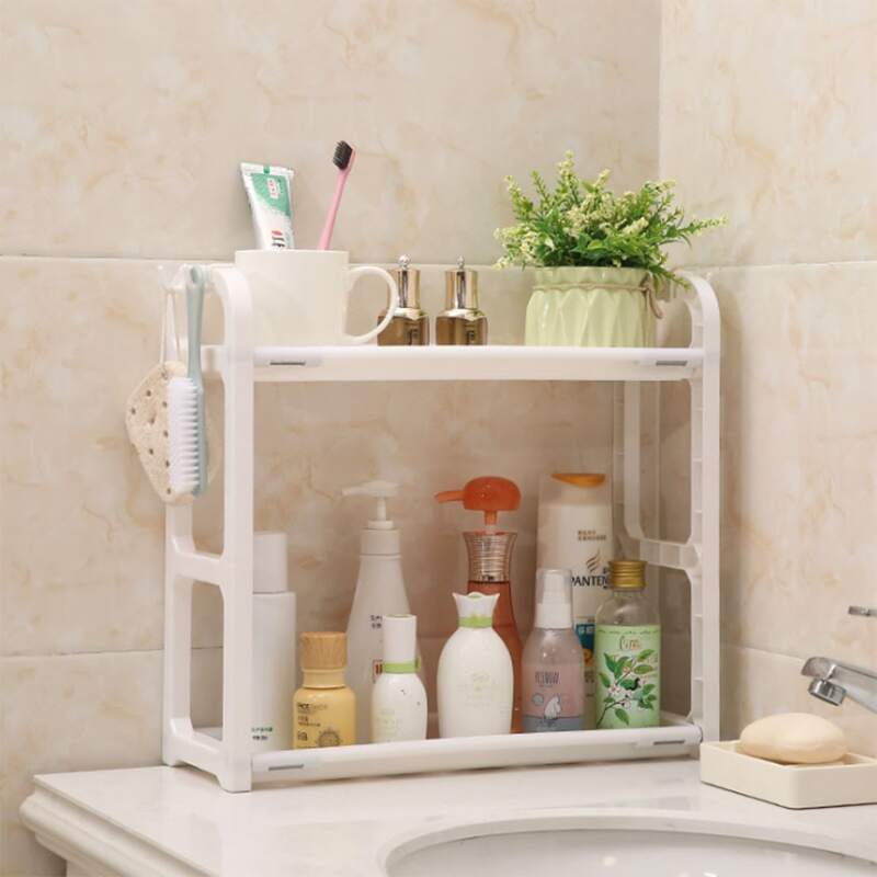 

1pc Double-deck Kitchen Spice Rack, Multicolor