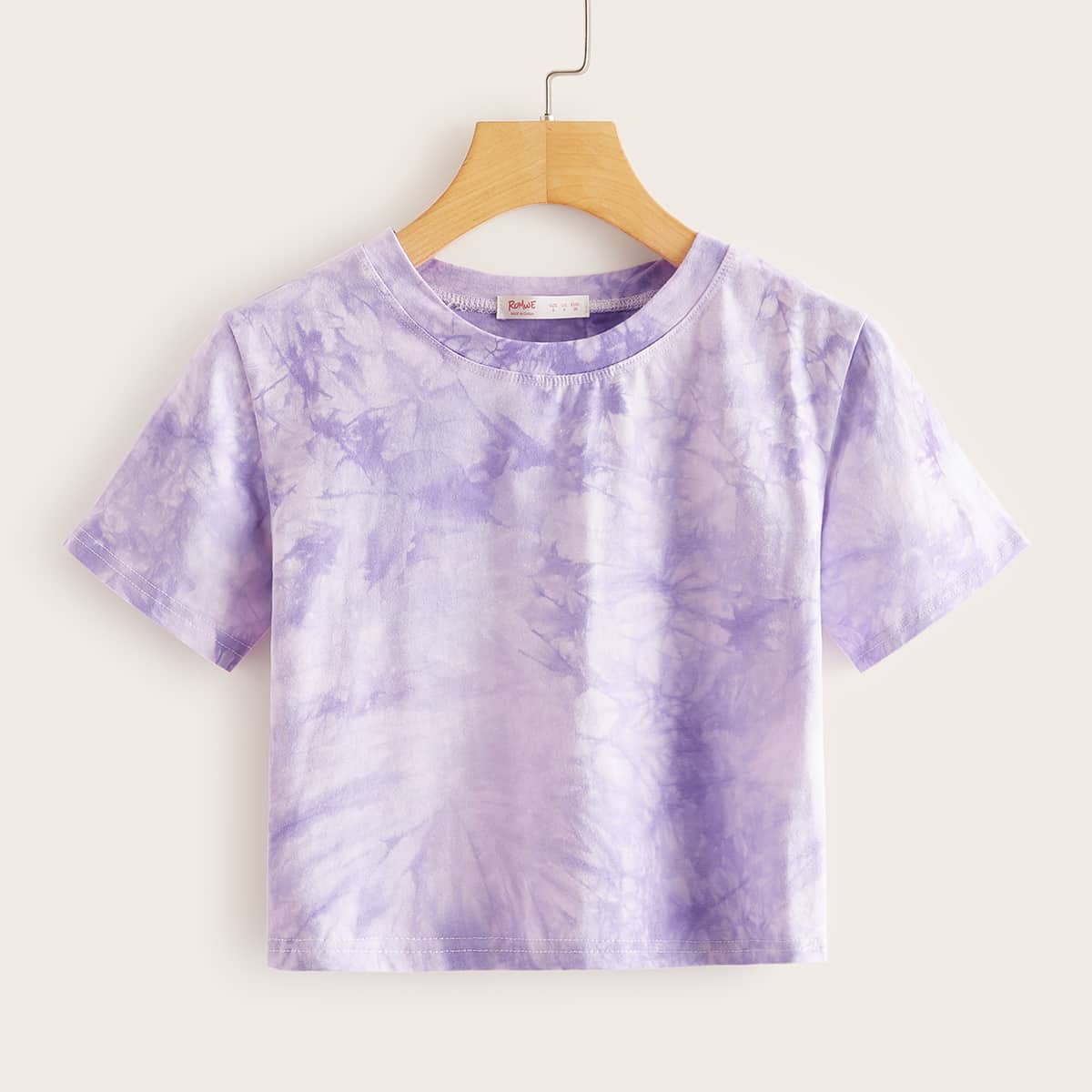 

Tie Dye Purple Crop Top