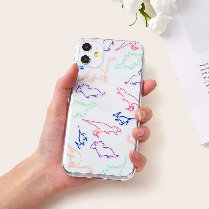 

Cartoon Dinosaur iPhone Case, Multicolor