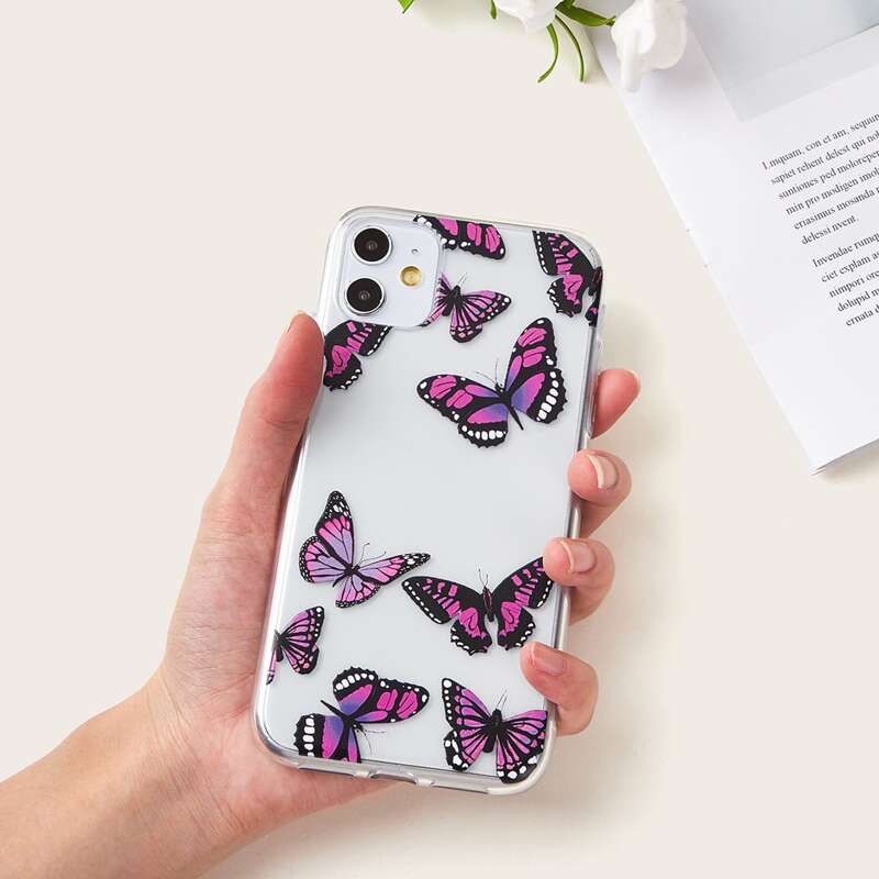 

Butterfly Pattern iPhone Case, Multicolor