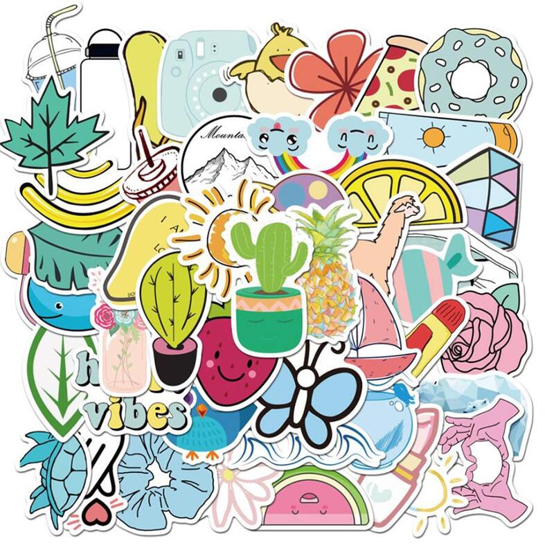 

50pcs Cartoon Graphic Sticker