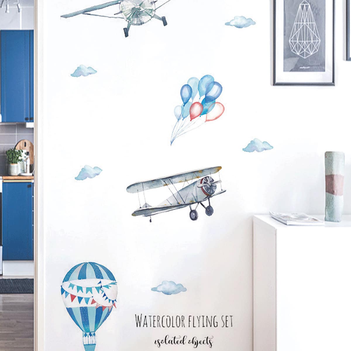 

Aircraft Print Wall Sticker