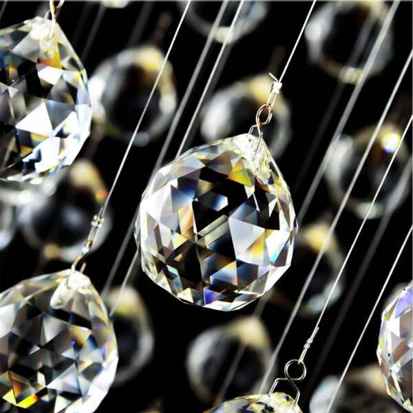 

1pc Decorative Crystal Pendant, White
