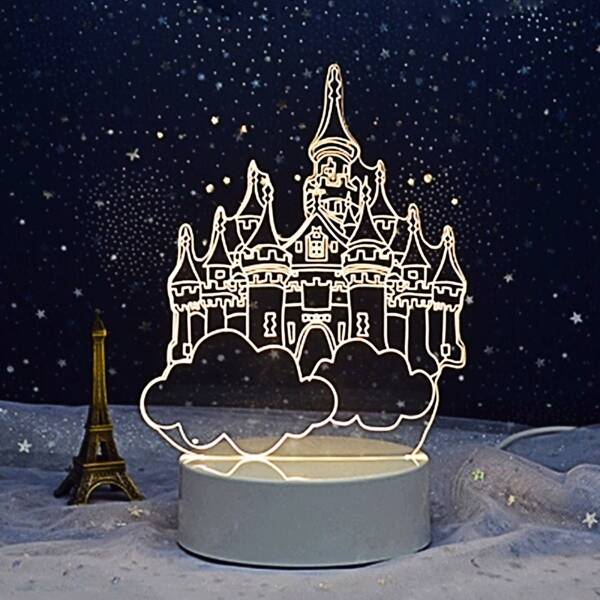 

Castle Shaped Night Light, White