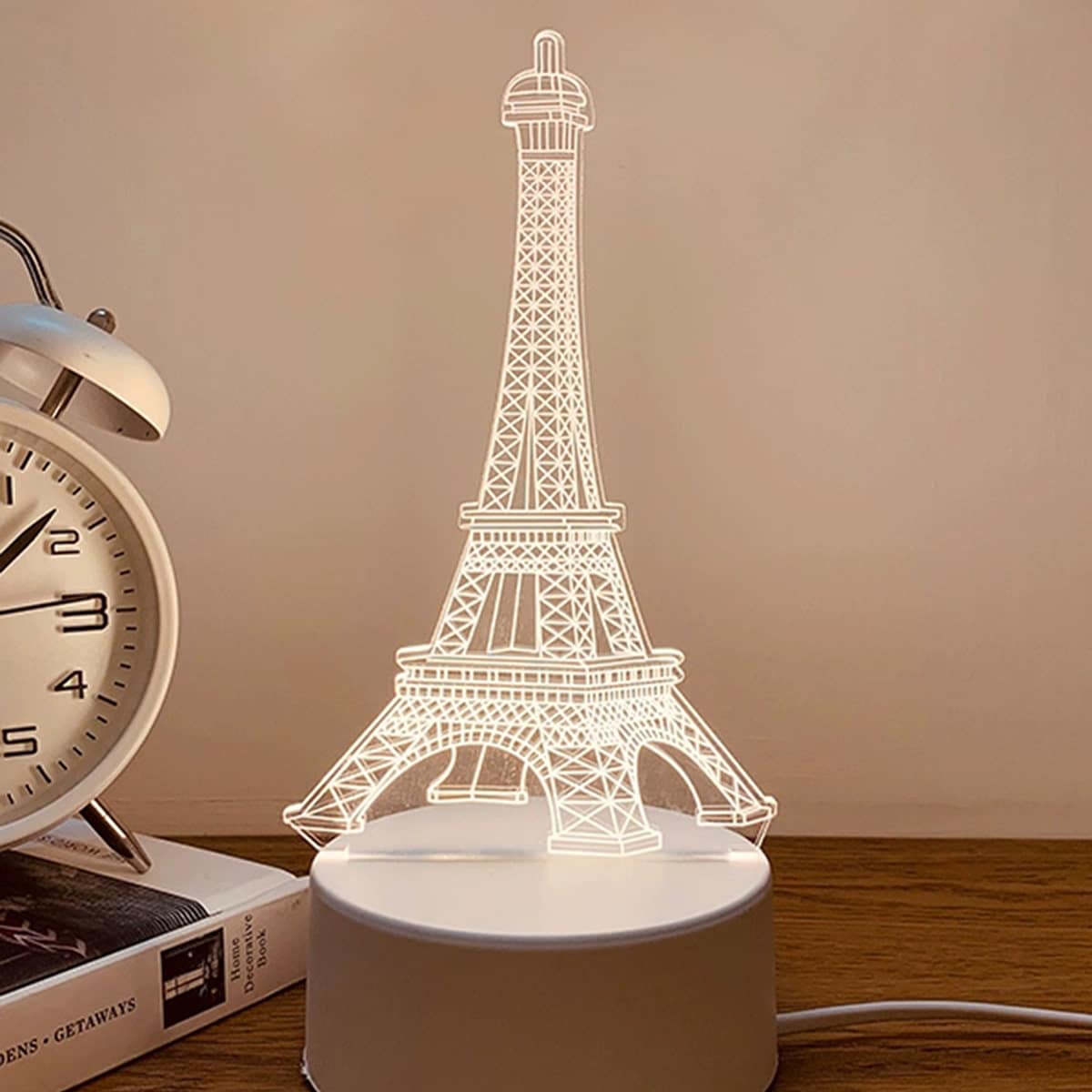 

Tower Shaped Night Light, White