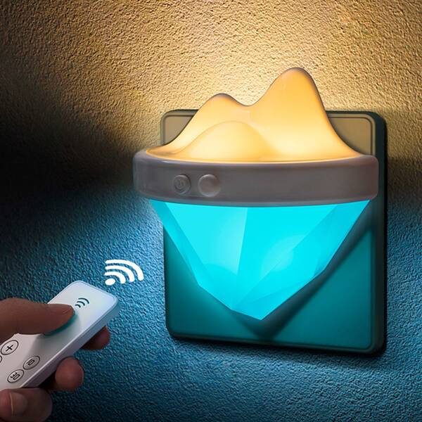 

1pc Mountain Wall Lamp With Remote Control, Multicolor