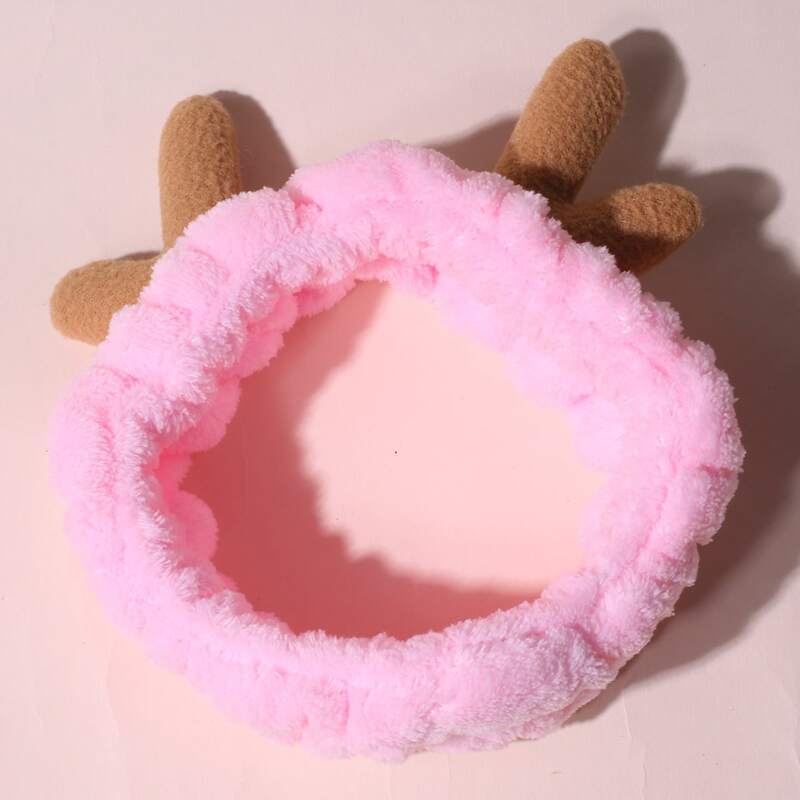 

1pc Ear Detail Bath Headband, Multicolor