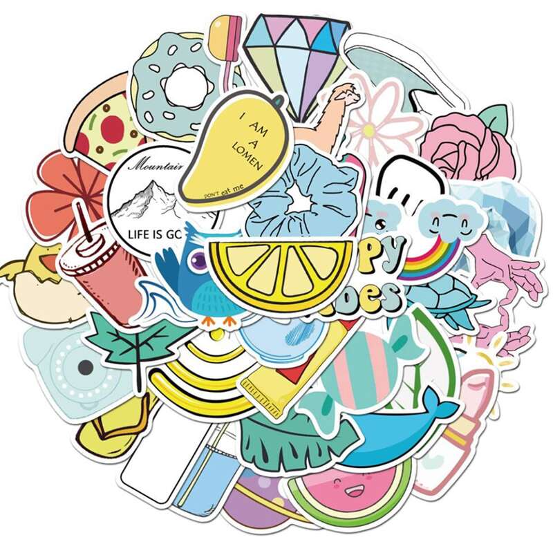 

50pcs Cartoon Graffiti Sticker